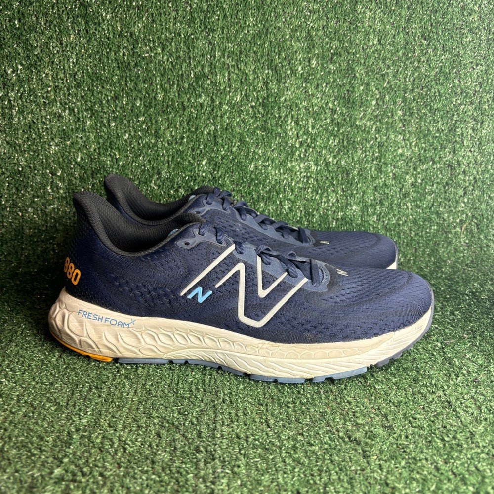 New Balance Fresh Foam X 880 v13 Cushion Running‎ Sneaker Navy Mens 11.5 2E Wide